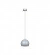 OUTLET -30% Nowoczesna Lampa Wisząca Kula Ball Jasnoszary