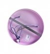 Lampa sufitowa plafon STAR, w kolorze różowym, dziecięca, do sypialni, potrójna