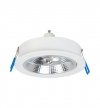 Lampa podtynkowa sufitowa wpuszczana LED REDONDO, kolor czarny, do kuchni, łazienki