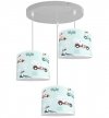 Lampa abażur dziecięca - CHILD 3005/3OW LIGHT HOME