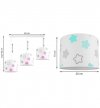 Lampa wisząca dziecięca - CHILD 3005/3L LIGHT HOME