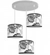 Lampa abażur materiałowa - DAKA 2110/3OW LIGHT HOME