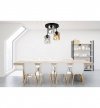 Lampa wisząca ze szklanymi kloszami -  NIKI 2195/3/OP LIGHT HOME