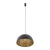NOWODVORSKI LAMPA HEMISPHERE HIT L 10703 WISZĄCA KOPUŁA CZARNO ZŁOTA CZARNA ZE ZŁOTYM ŚRODKIEM