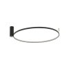 NOWODVORSKI LAMPA SUFITOWA PLAFON KOŁO RING OBRĘCZ CZARNA CIRCOLO LED M 10815