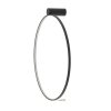 NOWODVORSKI LAMPA SUFITOWA PLAFON KOŁO RING OBRĘCZ CZARNA CIRCOLO LED M 10865
