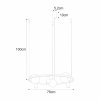 LAMPA WISZĄCA CZARNA KLOSZE KULE NA KOLE Z BIAŁYMI KLOSZAMI KULAMI DO SALONU SYPIALNI 5006 ORBIT ZUMALINE