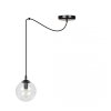 LAMPA WISZĄCA SPIDER PAJĄK KLOSZE SZKLANE KULE EMIBIG GIGI 1 BL TRANSPARENT