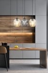 LAMPA WISZĄCA CZARNA NAD STÓŁ DO KUCHNI JADALNI SALONU EMIBIG ISTAR 1 BL GRAFIT