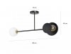 LAMPA NOWOCZESNA DEKORACYJNA EMIBIG MINERVA 2 BLACK