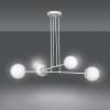 LAMPA WISZĄCA DO SALONU POKOJU BIAŁE KULE EMIBIG OGNIS 4 WHITE
