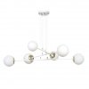 LAMPA WISZĄCA DO SALONU POKOJU BIAŁE KULE EMIBIG OGNIS 6 WHITE