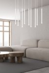 LAMPA WISZĄCA TUBA NAD STÓŁ BAR WYSPĘ DO KUCHNI JADALNI EMIBIG SELTER 9 WHITE