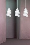 LAMPA WISZĄCA DEKORACYJNA NAD STÓŁ SPIRALA EMIBIG SAGA 3 WHITE