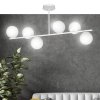 LAMPA WISZĄCA SUFITOWA BIAŁE KULE EMIBIG BIOR 6 WHITE