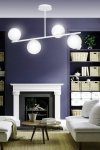 LAMPA WISZĄCA SUFITOWA BIAŁE KULE EMIBIG BIOR 4 WHITE