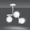 LAMPA SUFITOWA KULE BIAŁE DO POKOJU SYPIALNI SALONU EMIBIG KALF 3 WHITE