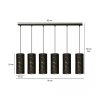 EMIBIG KARLI 6 BL MARBEL BLACK
