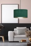 LAMPA CZARNA Z ABAŻUREM BUTELKOWA ZIELEŃ EMIBIG HILDE 1 BL GREEN