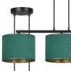 LAMPA CZARNA Z ABAŻUREM BUTELKOWA ZIELEŃ EMIBIG HILDE 3 BL GREEN