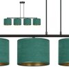 LAMPA CZARNA Z ABAŻUREM BUTELKOWA ZIELEŃ EMIBIG HILDE 4 BL GREEN