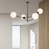 LAMPA WISZĄCA NOWOCZESNA KULE SZKLANE EMIBIG HUNTER 4  BLACK/OPAL
