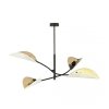 LAMPA WISZĄCA DEKORACYJNA DO SALONU SYPIALNI EMIBIG LOTUS 4 WHITE/GOLD