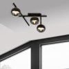 LAMPA SUFITOWA PLAFON KULE NOWOCZESNA EMIBIG SMART 3 BLACK/STRIPE