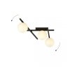 LAMPA SUFITOWA PLAFON KULE NOWOCZESNA EMIBIG SMART 3 BLACK/OPAL