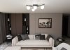 LAMPA SUFITOWA PLAFON KULE NOWOCZESNA EMIBIG SMART 4 BLACK/OPAL