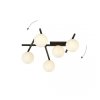 LAMPA SUFITOWA PLAFON KULE NOWOCZESNA EMIBIG SMART 5 BLACK/OPAL