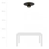 LAMPA SUFITOWA PLAFON CZARNY KULE SZKLANE EMIBIG SOLAR 1 BLACK/STRIPE