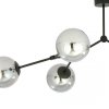 LAMPA WISZĄCA CZARNA KULE SZKLANE EMIBIG SPACE 4 BLACK/GRAFIT