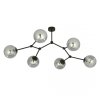 LAMPA WISZĄCA CZARNA KULE SZKLANE EMIBIG SPACE 6  BLACK/GRAFIT