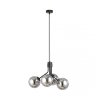 LAMPA WISZĄCA CZARNA NOWOCZESNA KLOSZE KULE EMIBIG NOVA 4  BLACK/GRAFIT