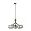 LAMPA WISZĄCA CZARNA NOWOCZESNA KLOSZE KULE EMIBIG NOVA 5  BLACK/GRAFIT