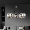 LAMPA WISZĄCA CZARNA NOWOCZESNA KLOSZE KULE EMIBIG NOVA 5  BLACK/GRAFIT