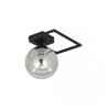 LAMPA SUFITOWA PLAFON CZARNY KLOSZ KULA EMIBIG IMAGO 1E BLACK/GRAFIT