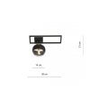 LAMPA SUFITOWA PLAFON CZARNY KLOSZ KULA EMIBIG IMAGO 1D BLACK/STRIPE