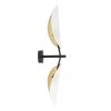 KINKIET CZARNY DEKORACYJNY EMIBIG VENE K2 WHITE/GOLD