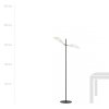 LAMPA PODŁOGOWA STOJĄCA DEKORACYJNA CZARNA EMIBIG VENE LP2 WHITE/GOLD