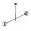 LAMPA WISZĄCA CZARNA KULE DO SALONU POKOJU EMIBIG LINEAR 2 BLACK/GRAFIT
