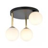 LAMPA SUFITOWA NOWOCZESNA KULE SZKLANE EMIBIG DOLCE 3 BL OPAL
