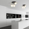 LAMPA SUFITOWA NOWOCZESNA KULE SZKLANE EMIBIG DOLCE 3 BL OPAL