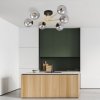LAMPA SUFITOWA KULE SZKLANE DO POKOJU SALONU SYPIALNI EMIBIG MAGNUM 6 BL GRAFIT