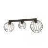 LAMPA SUFITOWA PLAFON CZARNY DRUCIANY NEST 3 BL oprawa oświetleniowa