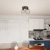 LAMPA SUFITOWA PLAFON CZARNY DRUCIANY NEST 3PREM BL oprawa oświetleniowa