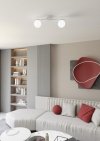 EMIBIG LAMPA SUFITOWA PLAFN KULE OPUS 2 WH OPAL oprawa oświetleniowa