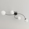 LAMPA SUFITOWA KULE SZKLANE NOWOCZESNA VIBRA 4 BL OPAL oprawa oświetleniowa