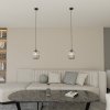 LAMPA WISZĄCA SZKLANA NOWOCZESNA EMIBIG VERDI 1 BL GRAFIT oprawa oświetleniowa